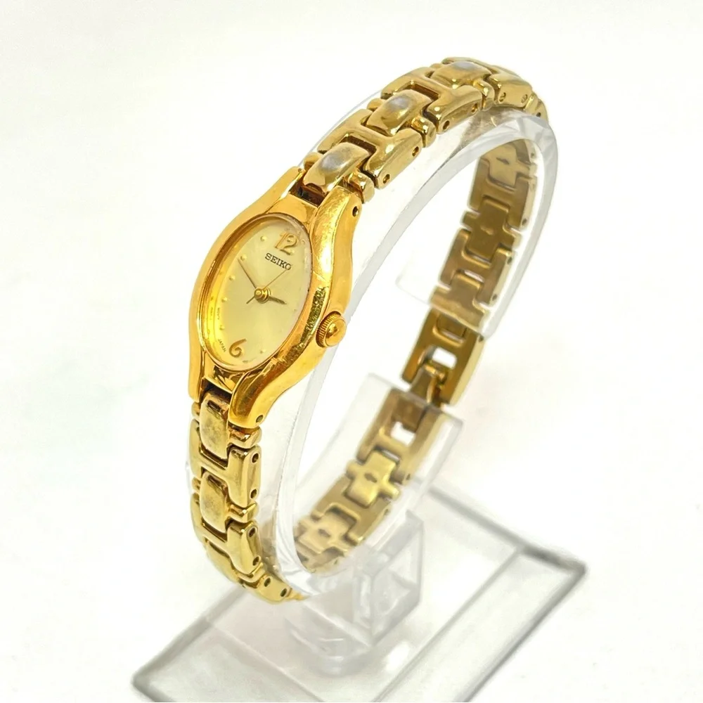 Seiko SXGK72 Women’s Gold Tone Quartz Dress Watch ✨_3
